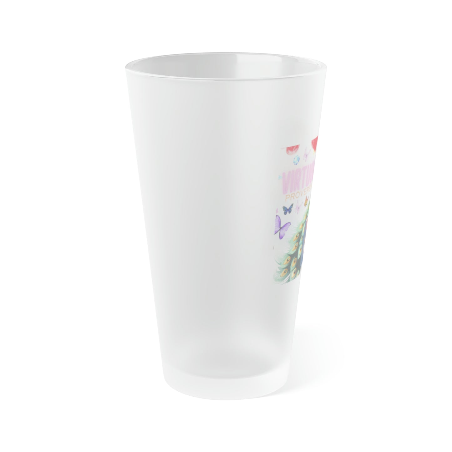 Frosted Pint Glass, 16oz