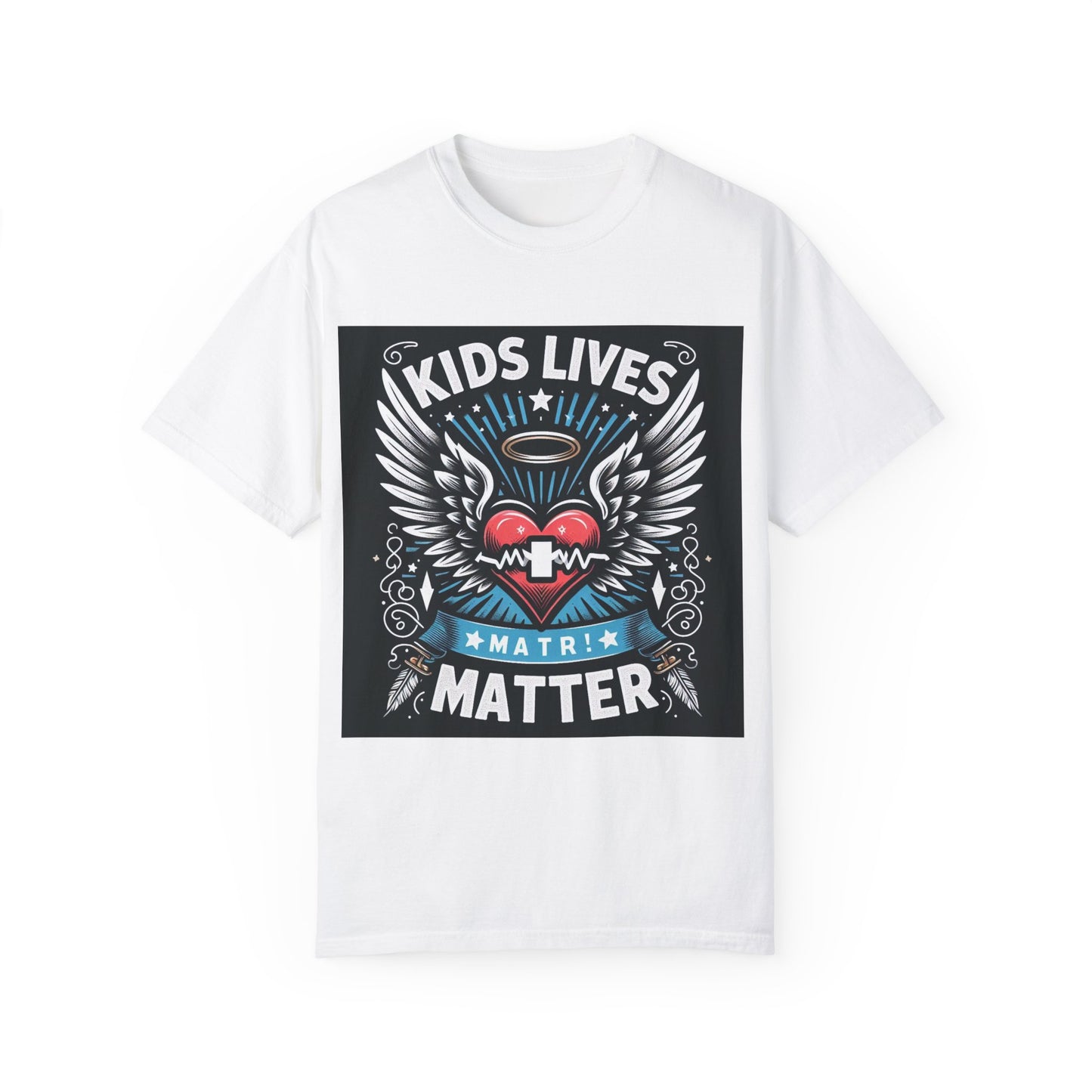 Kids Lives Matter Unisex Garment-Dyed T-Shirt | Supportive and Stylish Statement Tee