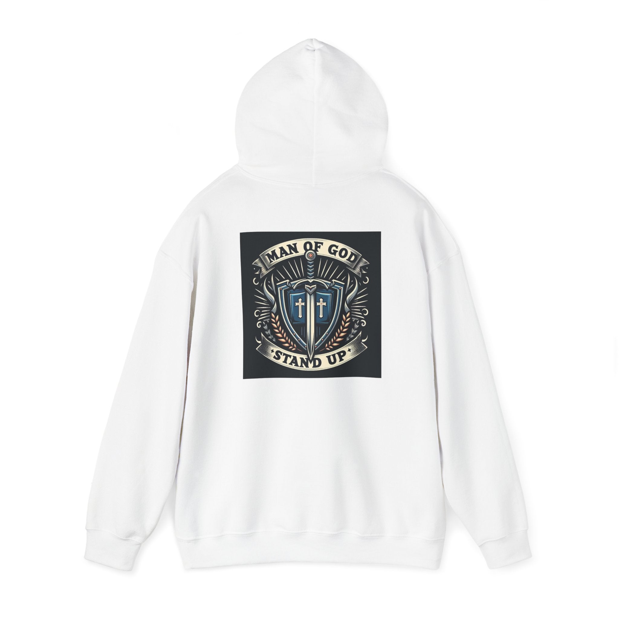 Man of God Heavy Blend Hoodie – Inspirational Faith Sweatshirt