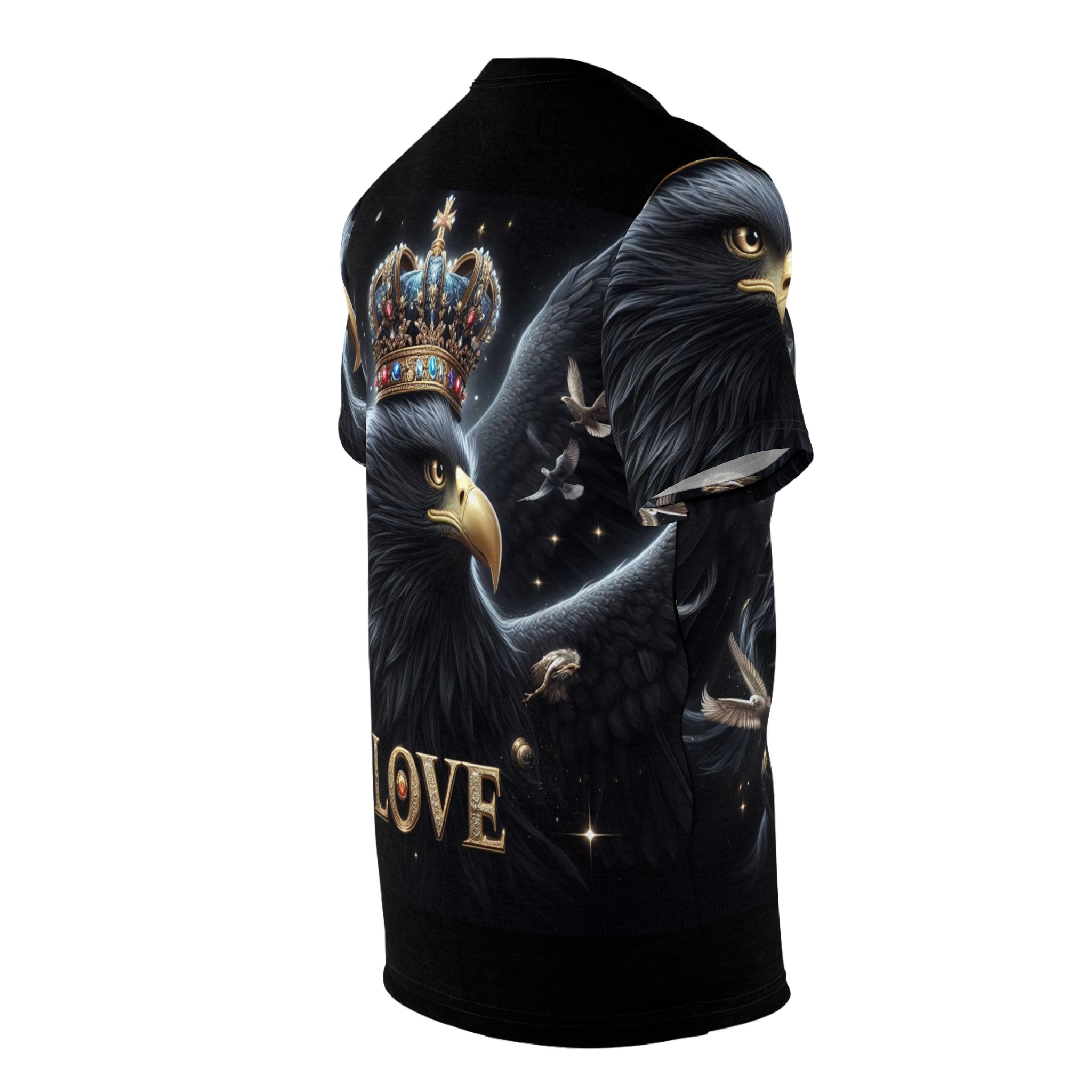 Majestic Eagle Love Tee - Unisex Cut & Sew T-Shirt for Nature Lovers