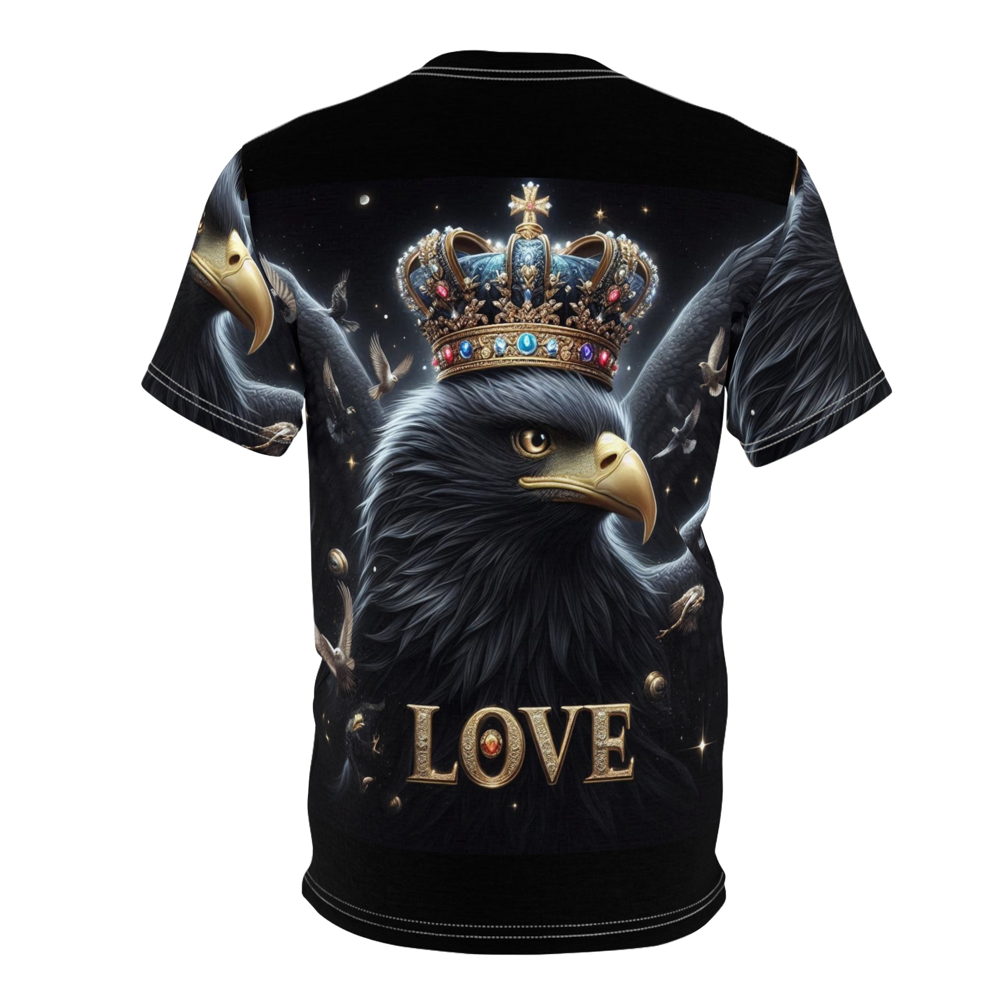 Majestic Eagle Love Tee - Unisex Cut & Sew T-Shirt for Nature Lovers