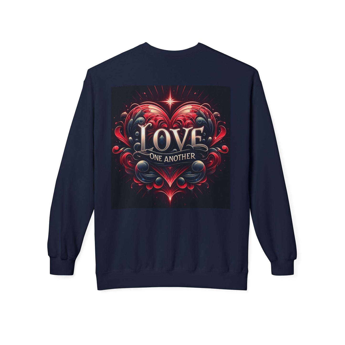 Love One Another Graphic Sweatshirt - Unisex Midweight Crewneck