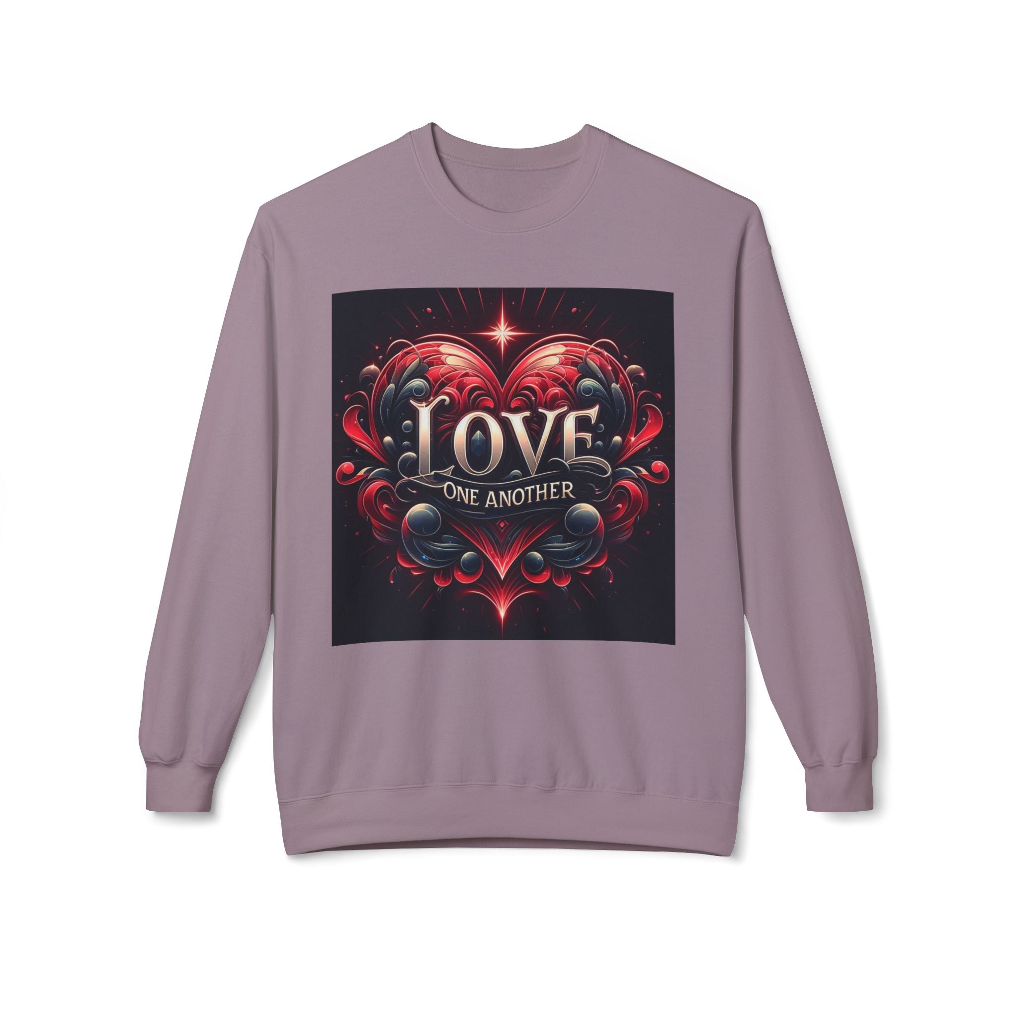 Love One Another Graphic Sweatshirt - Unisex Midweight Crewneck