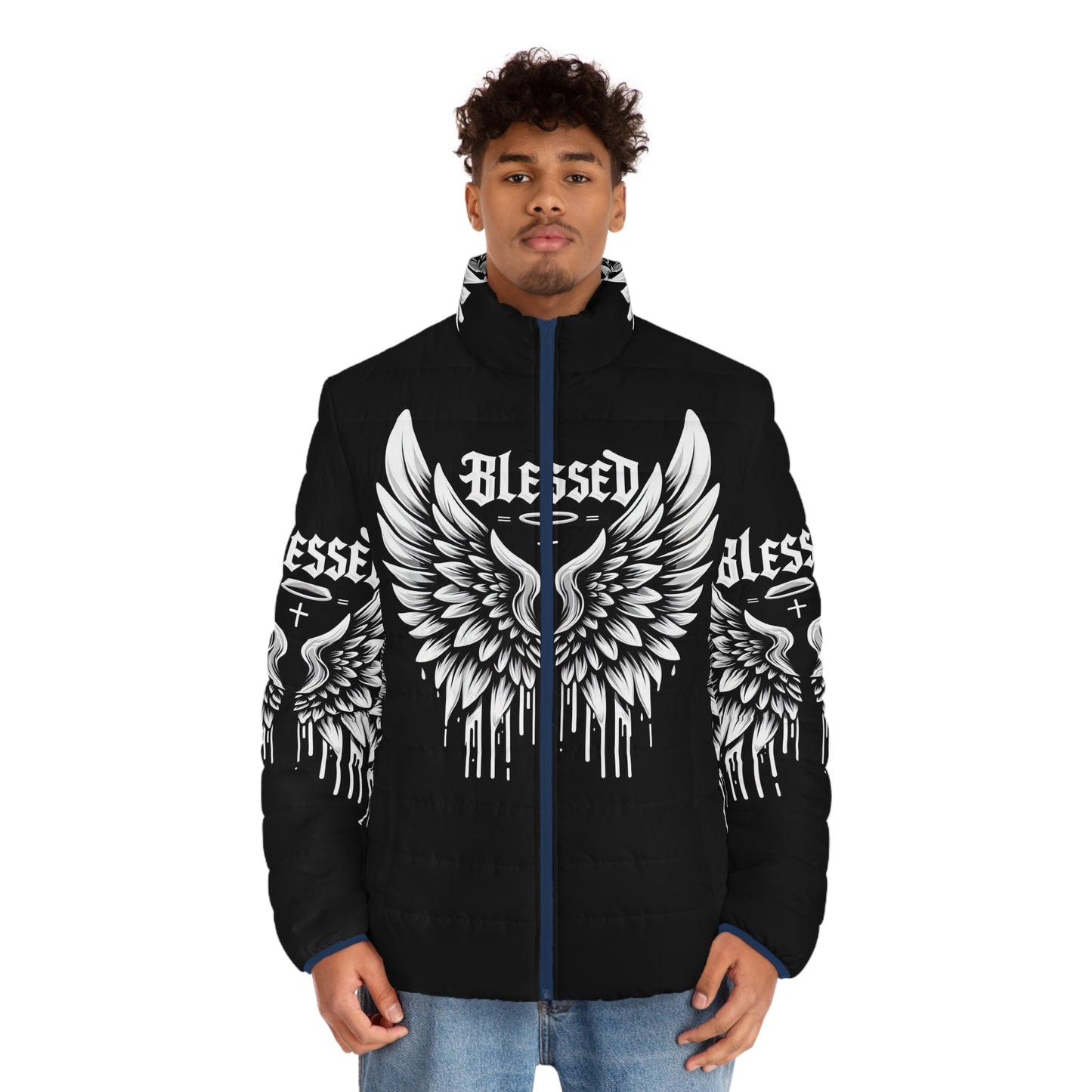 Blessed Wings Puffer Jacket - Stylish and Warm Outerwear