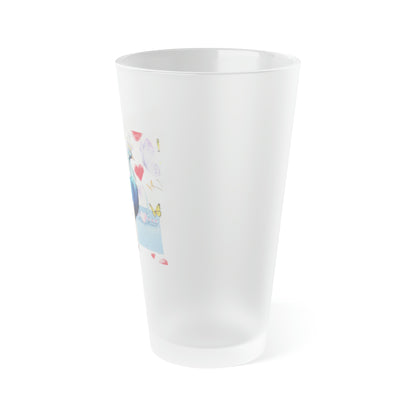 Frosted Pint Glass, 16oz