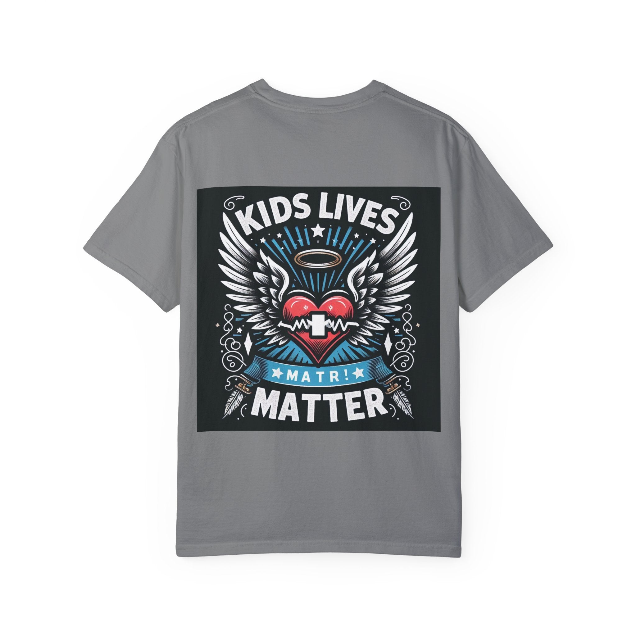 Kids Lives Matter Unisex Garment-Dyed T-Shirt | Supportive and Stylish Statement Tee