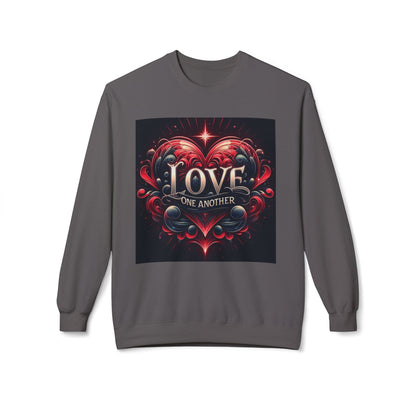 Love One Another Graphic Sweatshirt - Unisex Midweight Crewneck