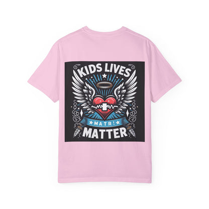 Kids Lives Matter Unisex Garment-Dyed T-Shirt | Supportive and Stylish Statement Tee