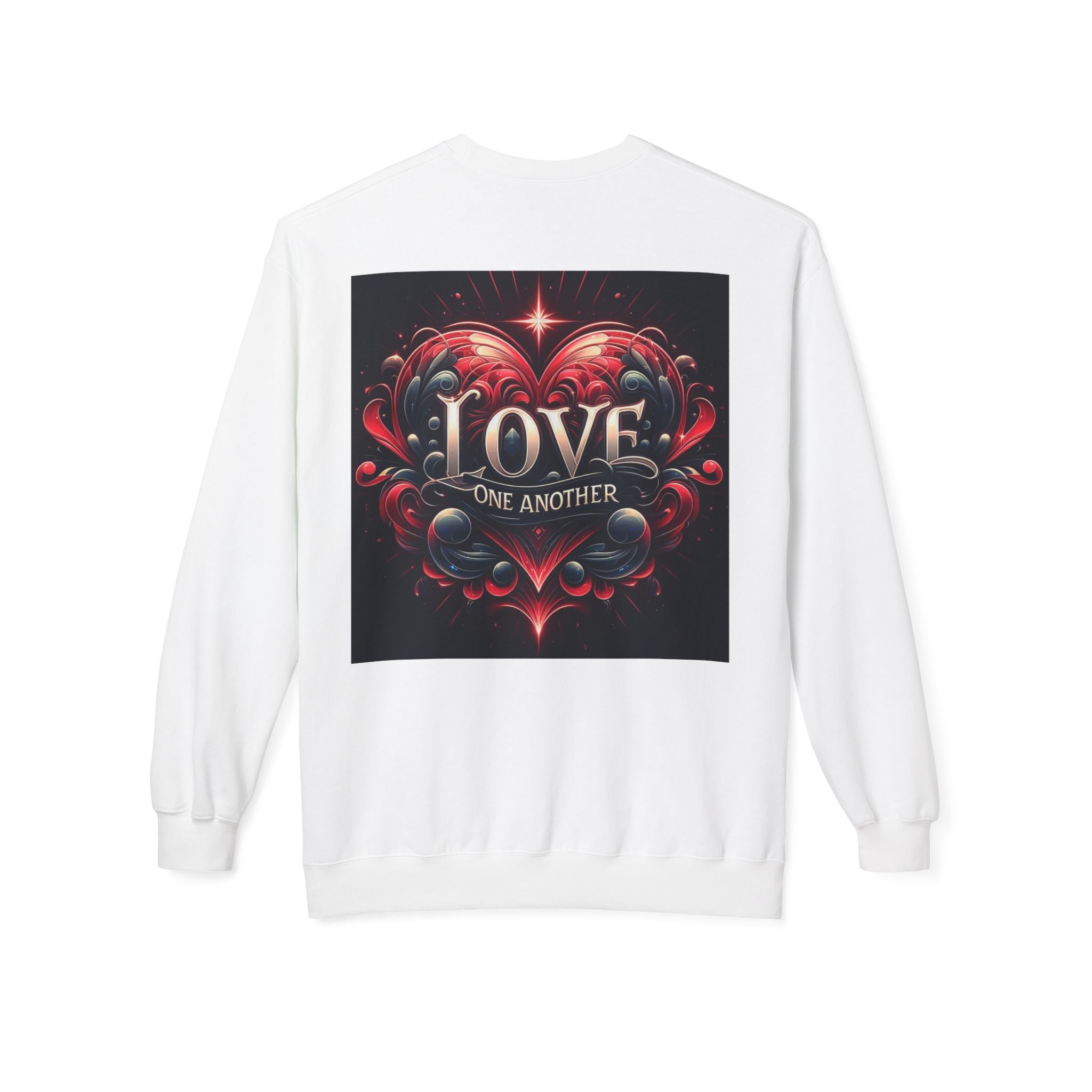 Love One Another Graphic Sweatshirt - Unisex Midweight Crewneck