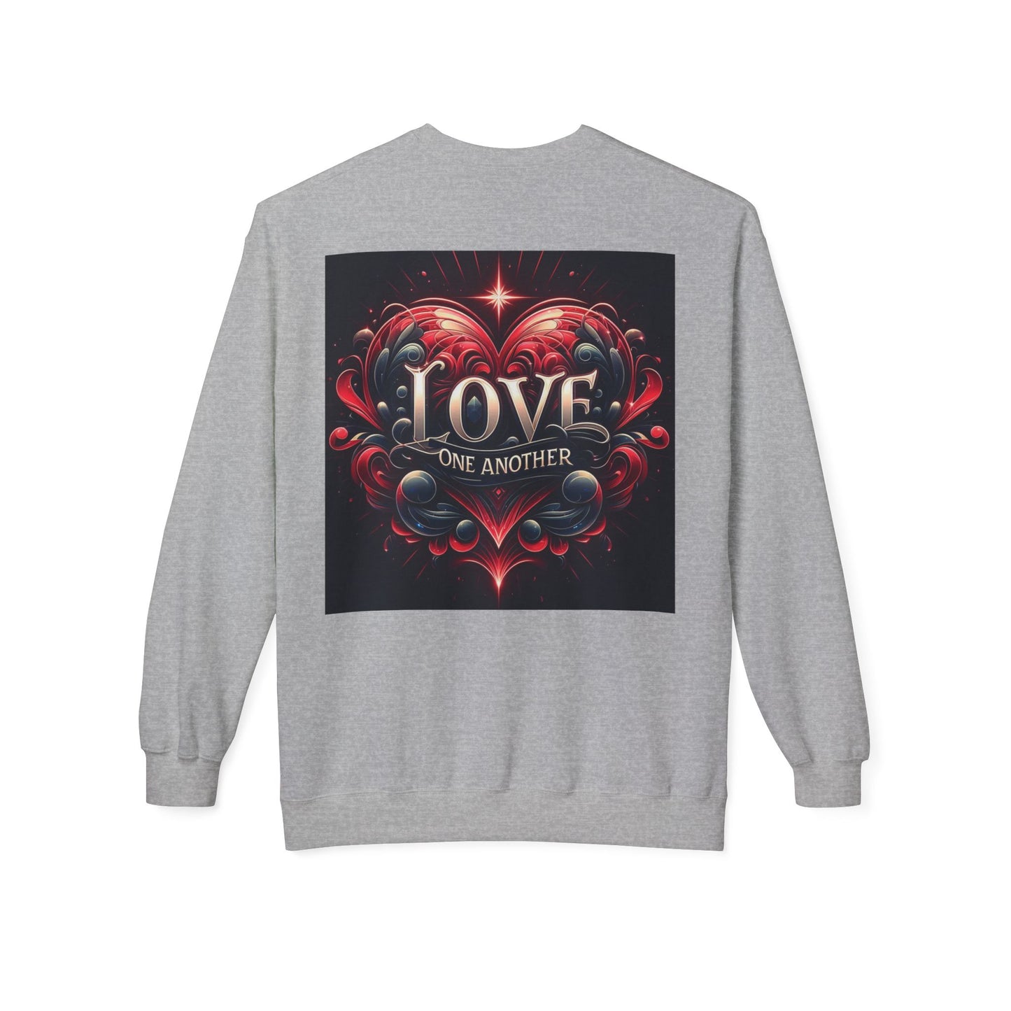 Love One Another Graphic Sweatshirt - Unisex Midweight Crewneck