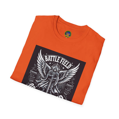 Battle Field of the Mind Unisex Softstyle T-Shirt - Motivational Graphic Tee for Mental Strength