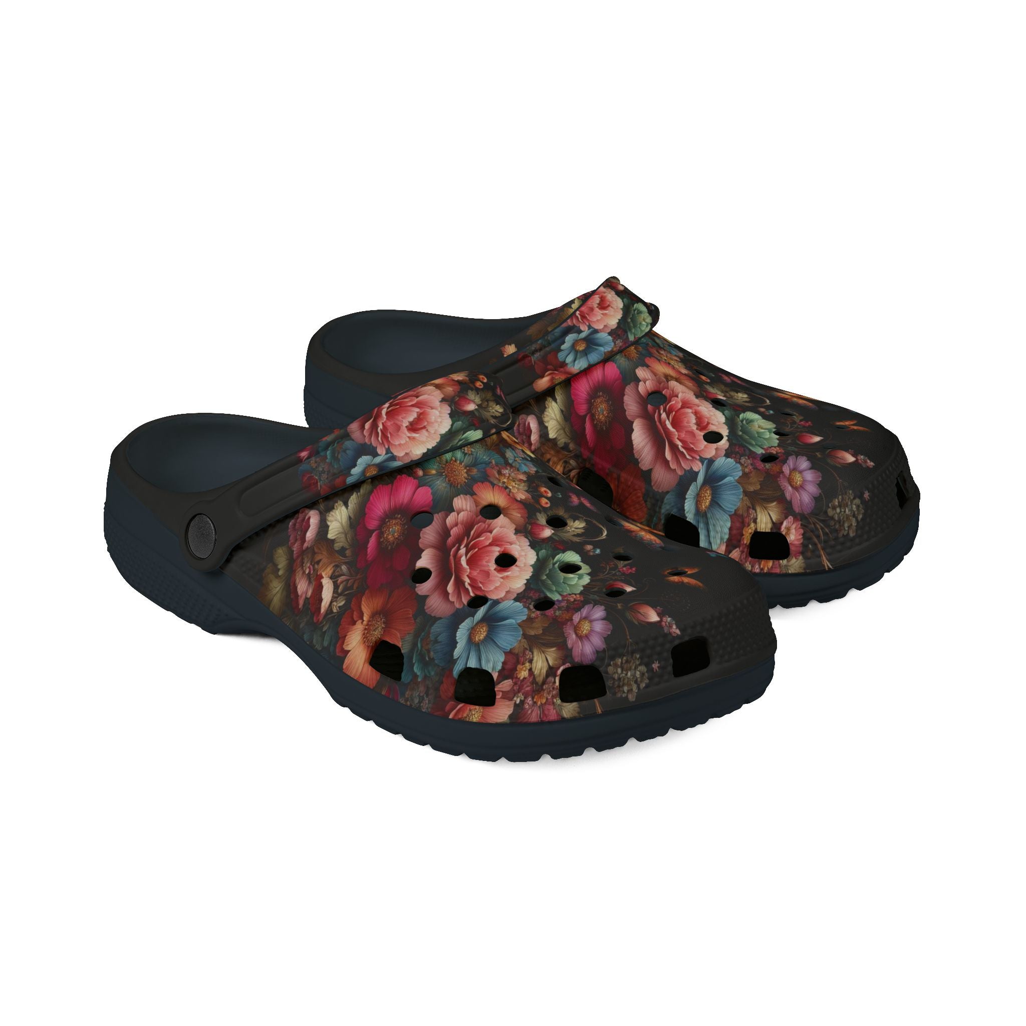 Floral EVA Foam Rubber Clogs - Comfortable, Stylish, and Perfect for Springtime Adventures