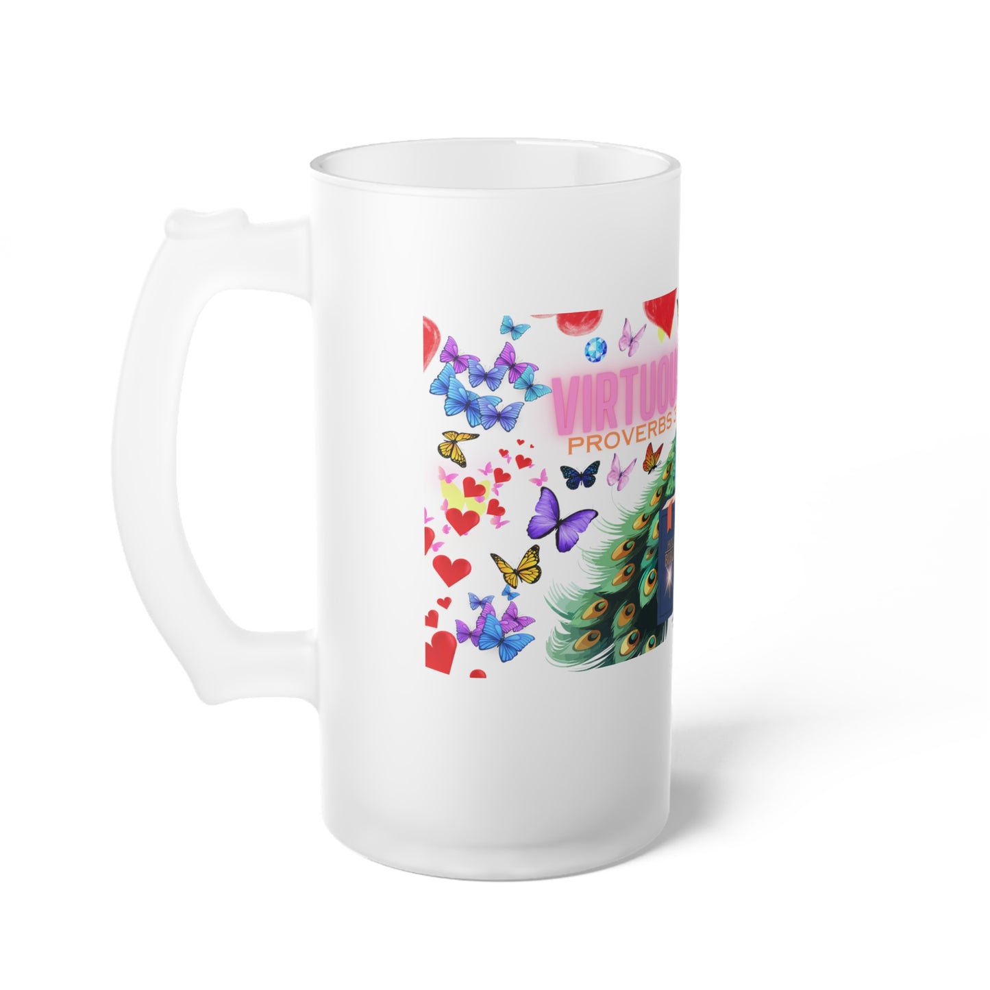 Frosted Glass Beer Mug