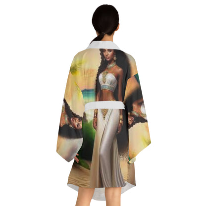 Long Sleeve Kimono Robe (AOP)