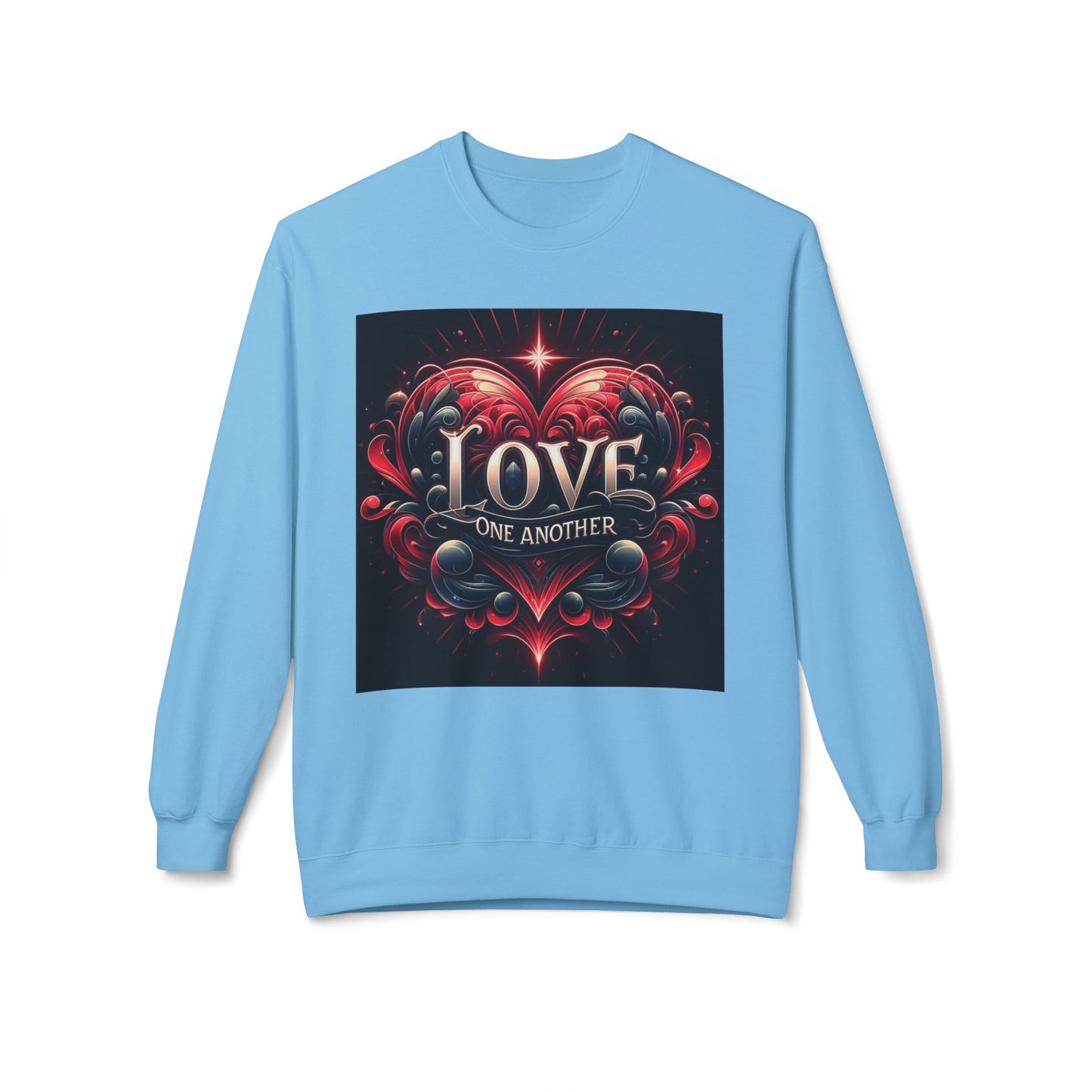 Love One Another Graphic Sweatshirt - Unisex Midweight Crewneck