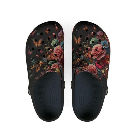 Floral EVA Foam Rubber Clogs - Comfortable, Stylish, and Perfect for Springtime Adventures