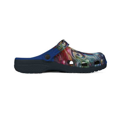 Colorful Love Birds EVA Foam Rubber Shoes - Comfortable Casual Footwear