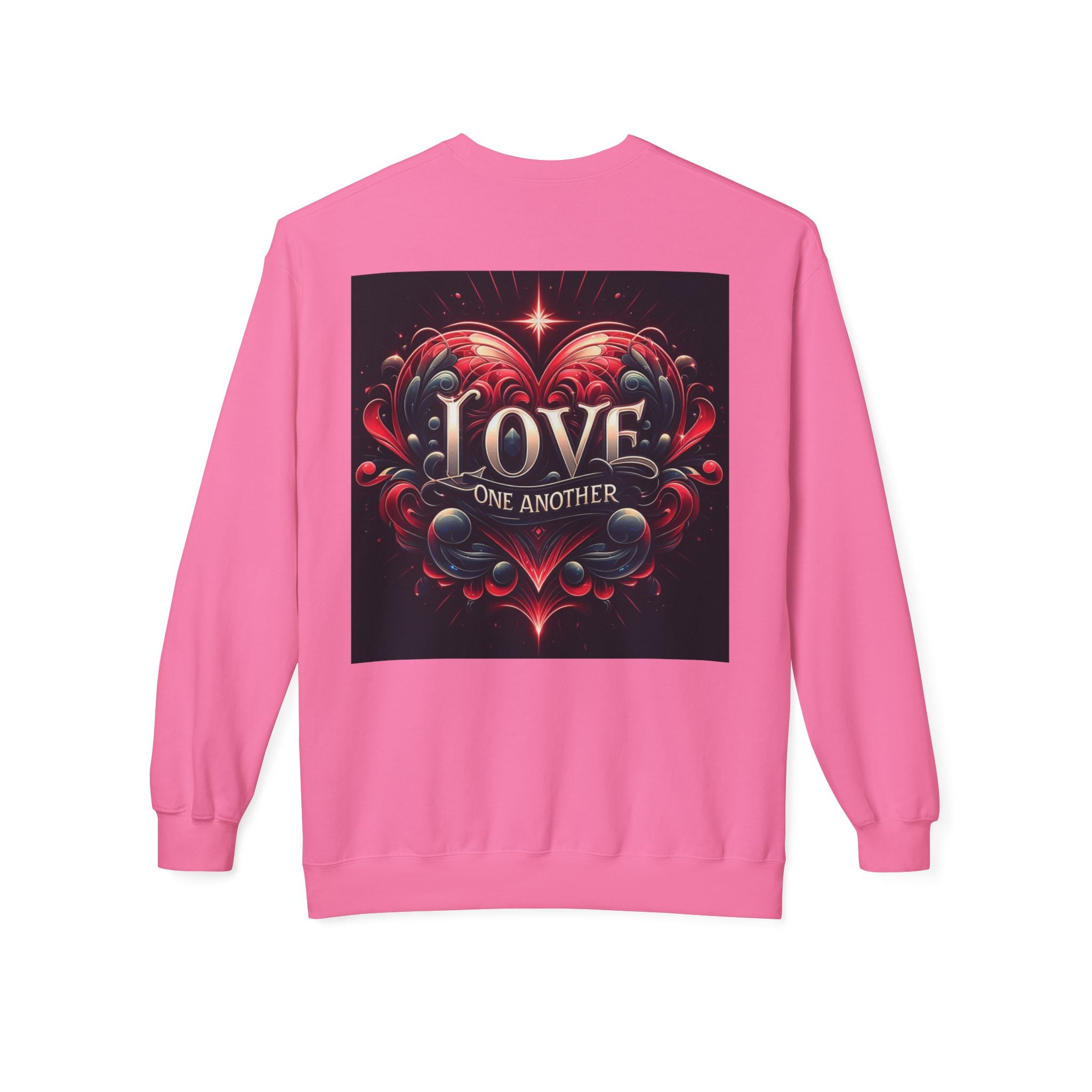 Love One Another Graphic Sweatshirt - Unisex Midweight Crewneck