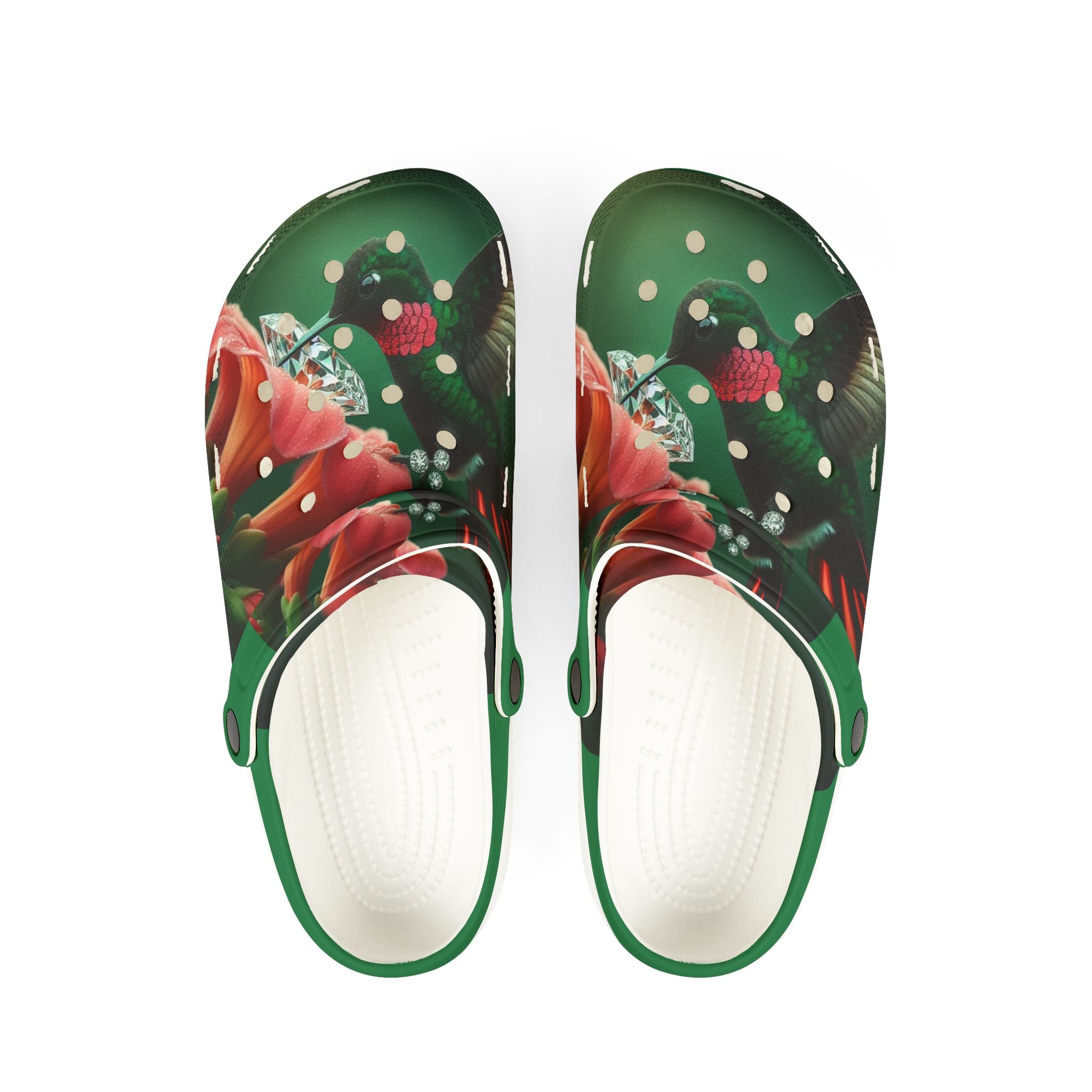 Tropical Floral EVA Foam Clogs | Comfortable Slip-Ons for Summer Adventures