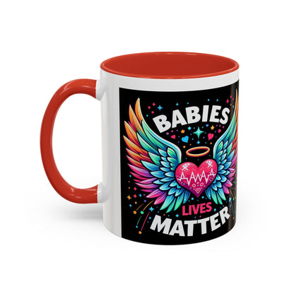 Colorful Babies Lives Matter Coffee Mug - 11oz & 15oz - Perfect for Support & Awareness