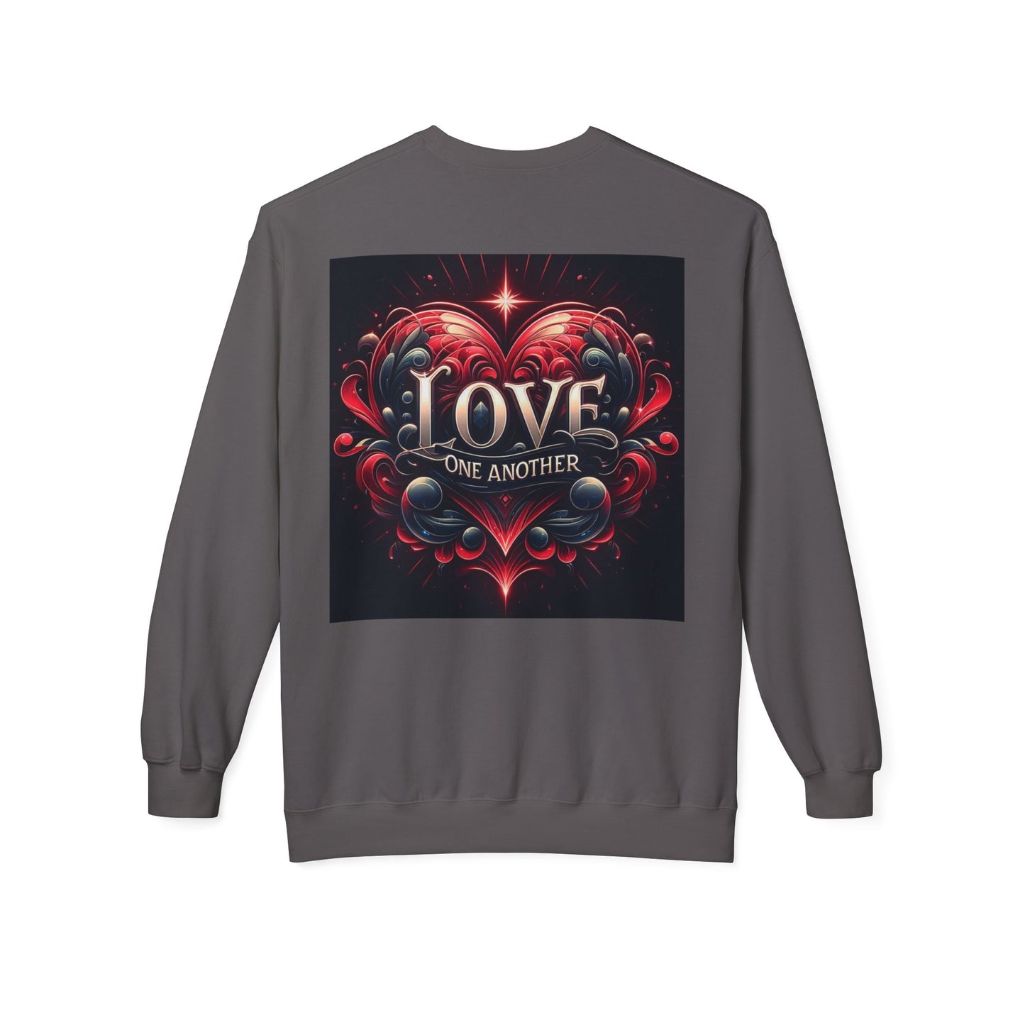 Love One Another Graphic Sweatshirt - Unisex Midweight Crewneck