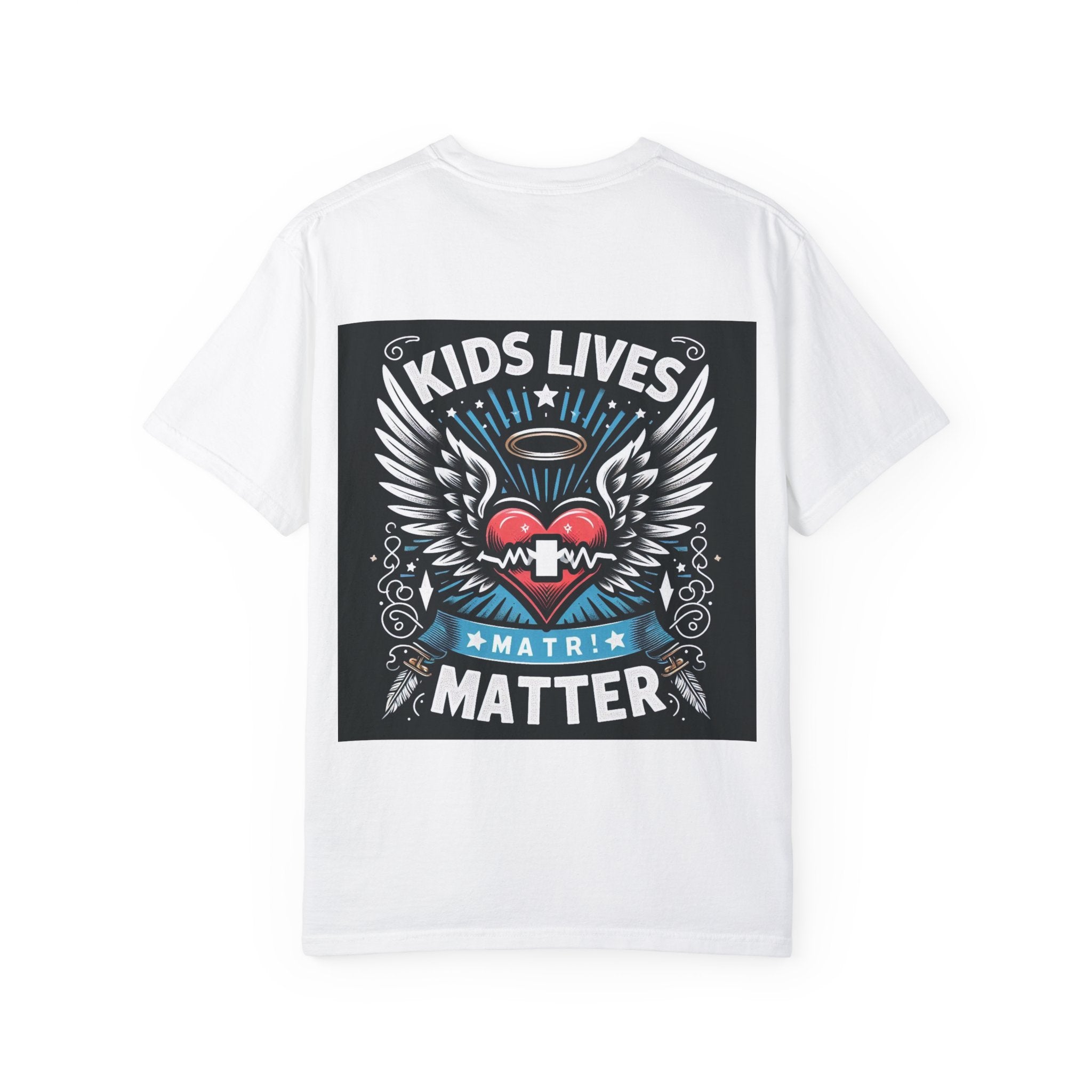 Kids Lives Matter Unisex Garment-Dyed T-Shirt | Supportive and Stylish Statement Tee