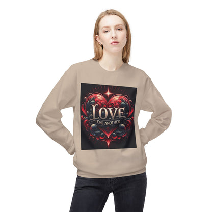 Love One Another Graphic Sweatshirt - Unisex Midweight Crewneck