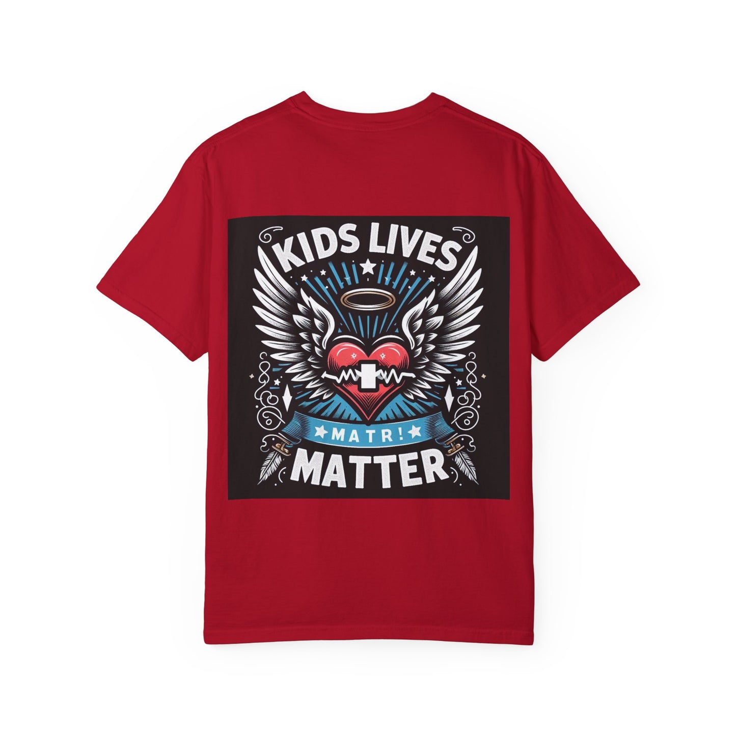 Kids Lives Matter Unisex Garment-Dyed T-Shirt | Supportive and Stylish Statement Tee