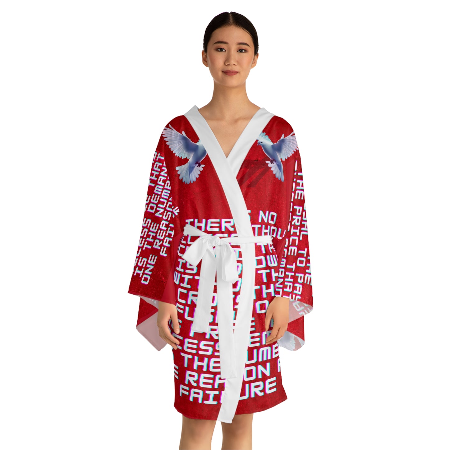 Long Sleeve Kimono Robe (AOP)