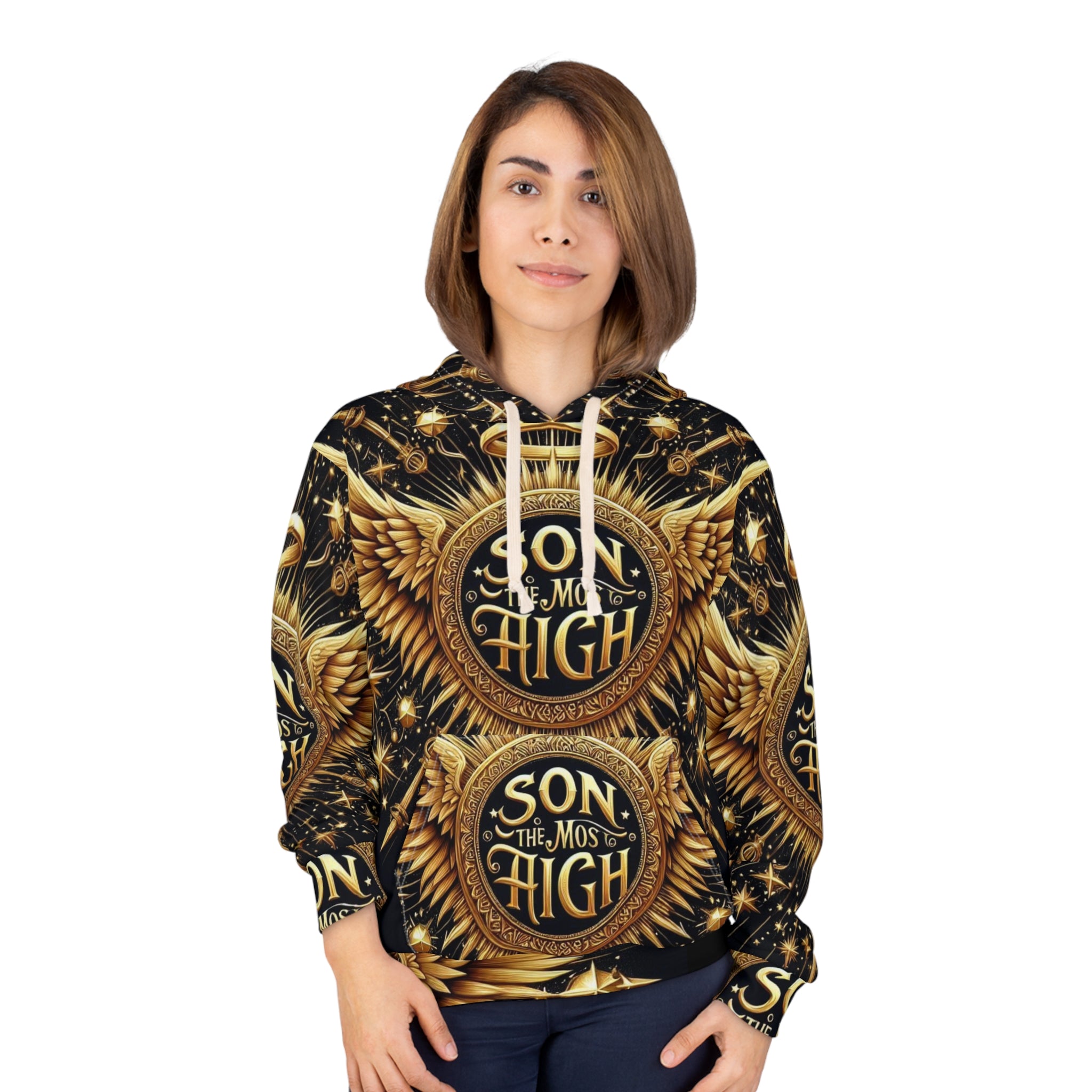 Golden Wings Unisex Pullover Hoodie - Son of the Most High