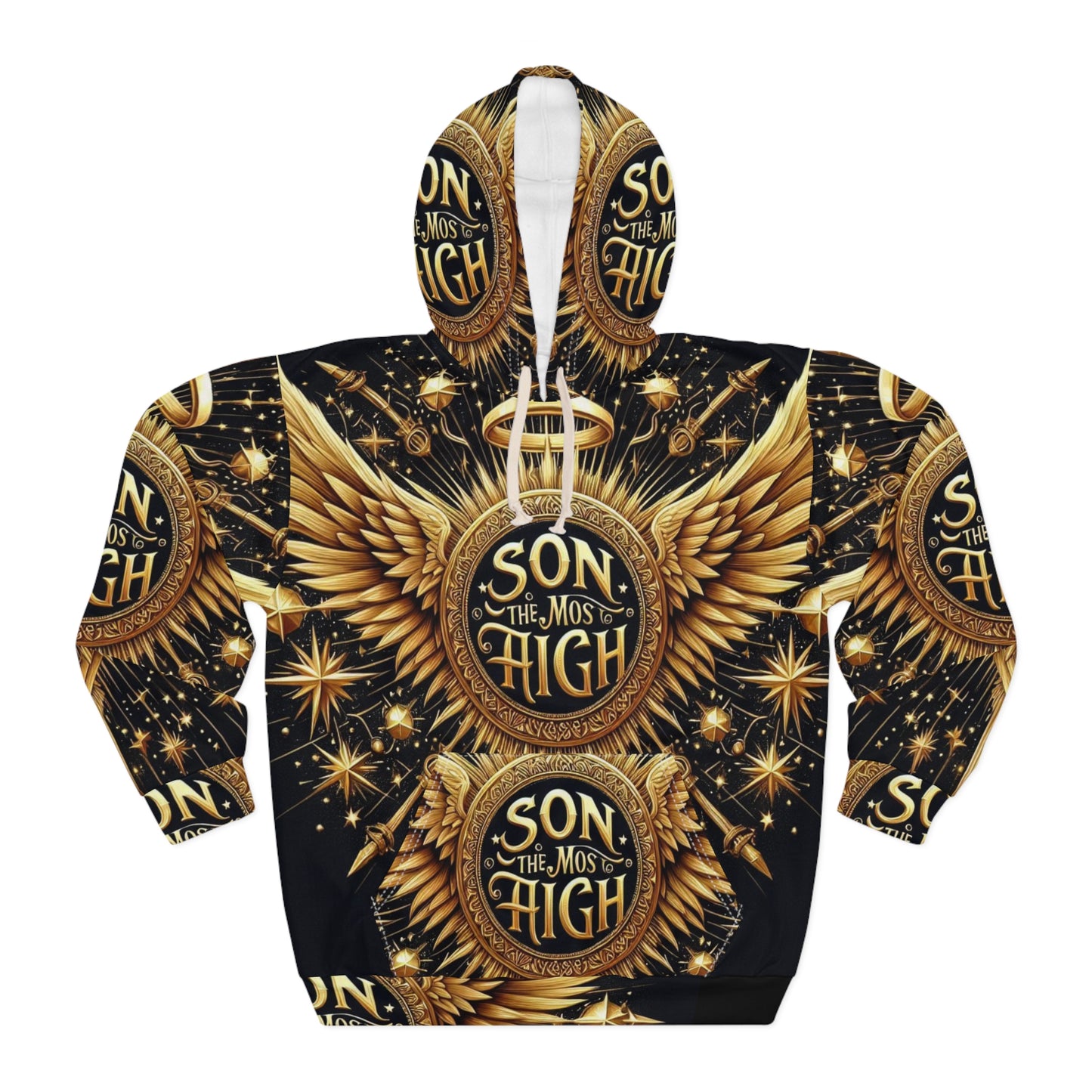 Golden Wings Unisex Pullover Hoodie - Son of the Most High