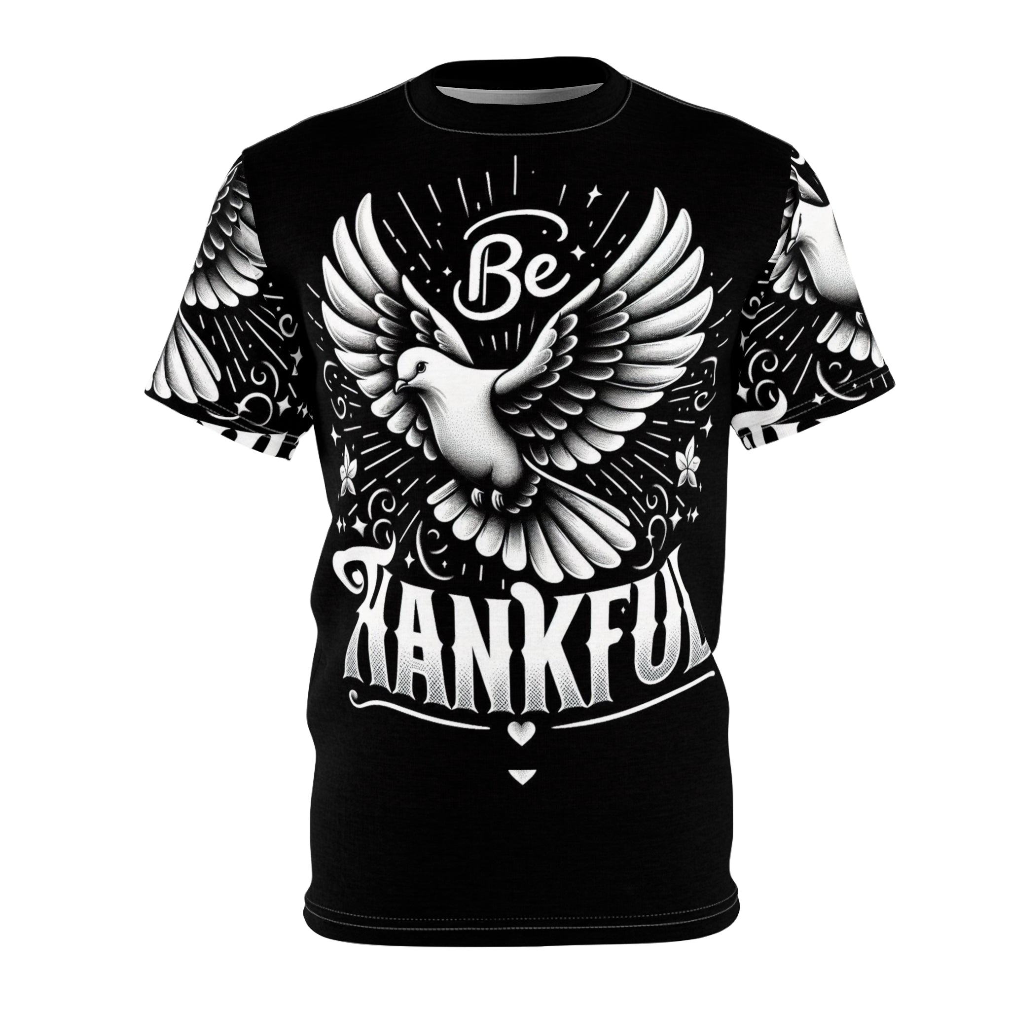 Be Thankful Unisex Cut & Sew Tee - Positive Vibe Apparel