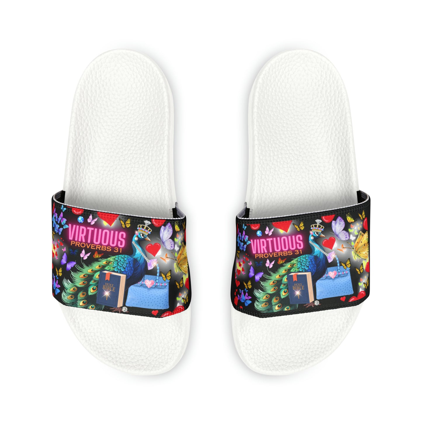 Youth PU Slide Sandals