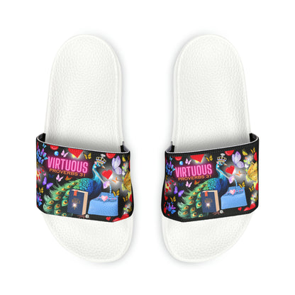 Youth PU Slide Sandals