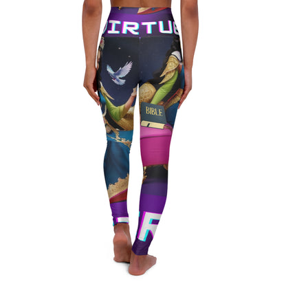 High Waisted Yoga Leggings (AOP)