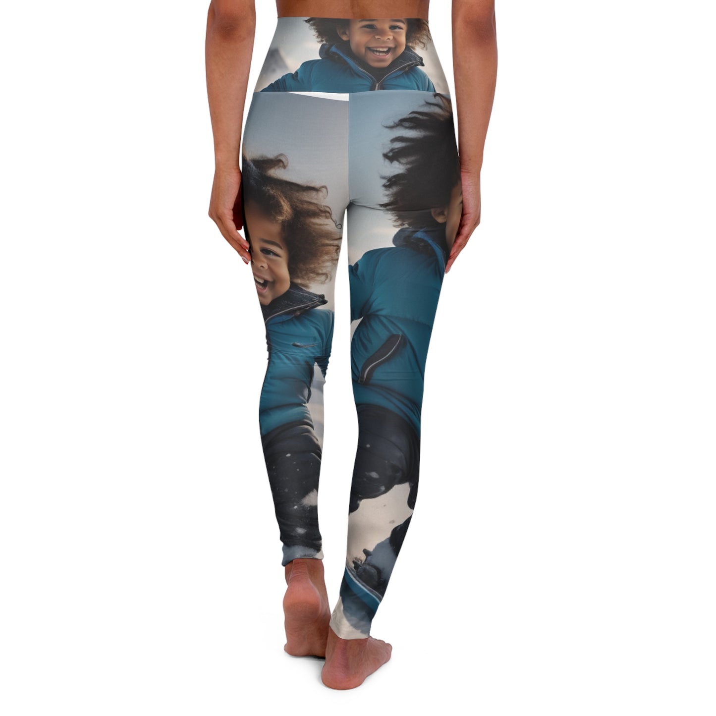 High Waisted Yoga Leggings (AOP)