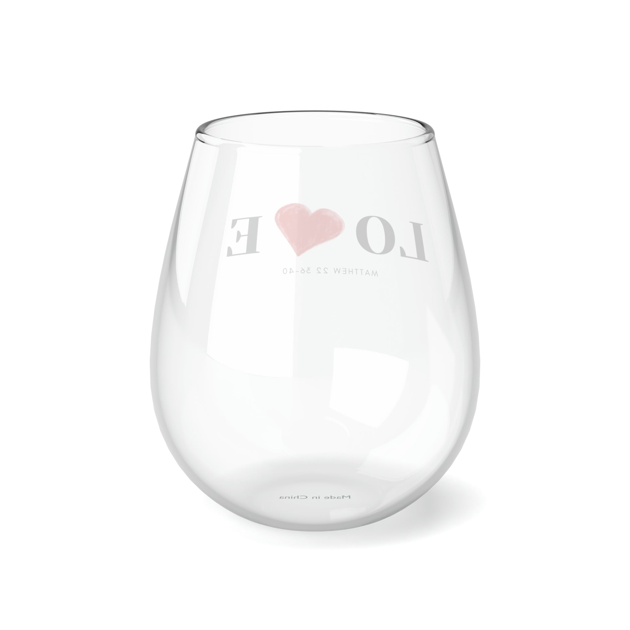 Stemless Wine Glass, 11.75oz