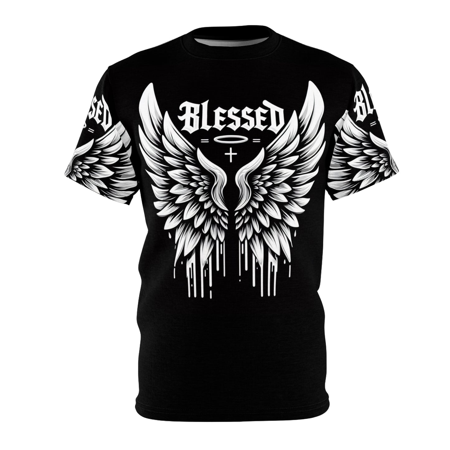 Blessed Angel Wings Unisex Tee - Spirit & Faith Inspired Shirt