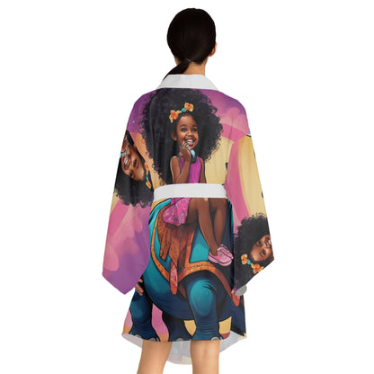 Long Sleeve Kimono Robe (AOP)