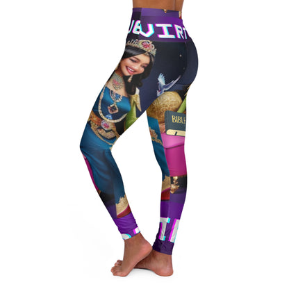 High Waisted Yoga Leggings (AOP)