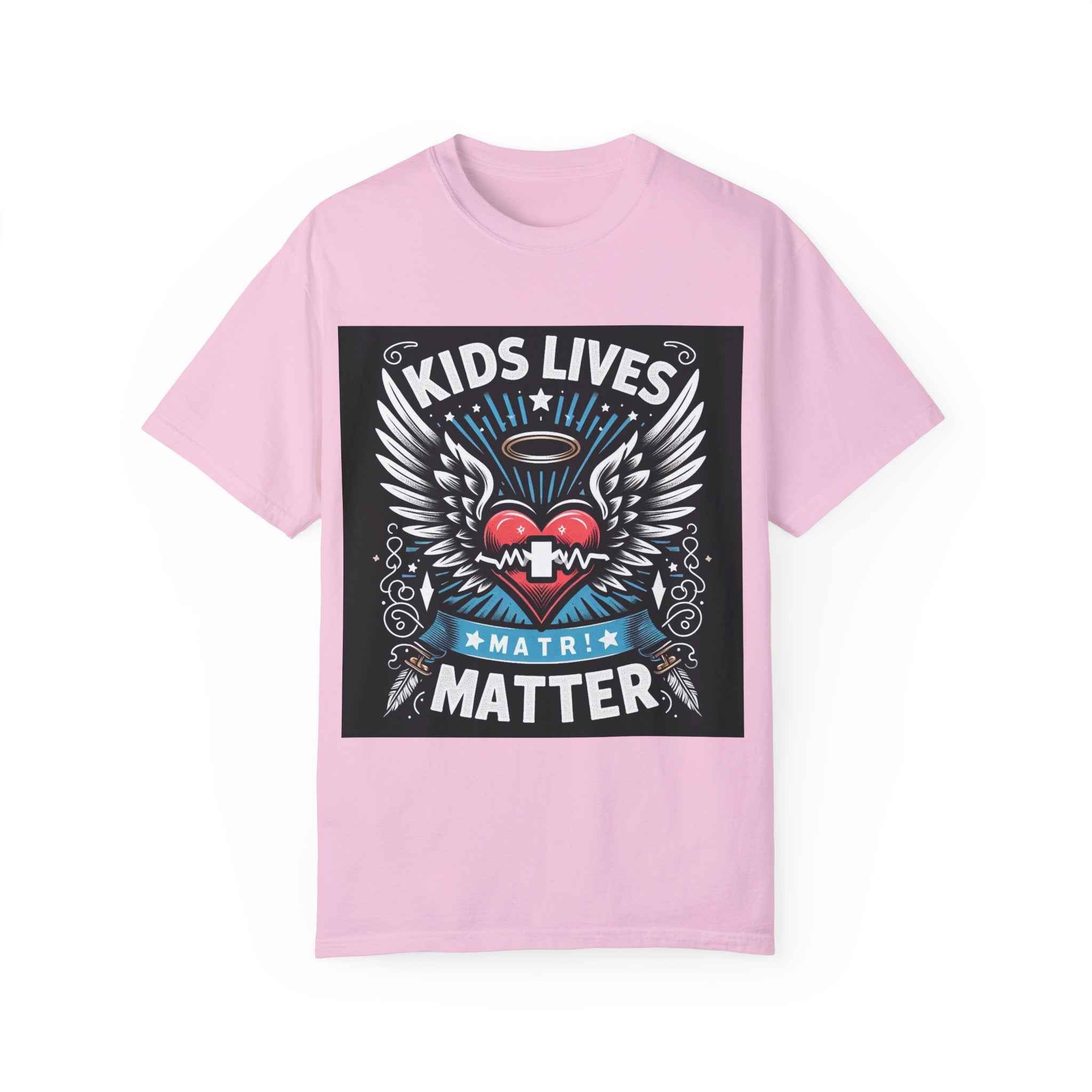 Kids Lives Matter Unisex Garment-Dyed T-Shirt | Supportive and Stylish Statement Tee