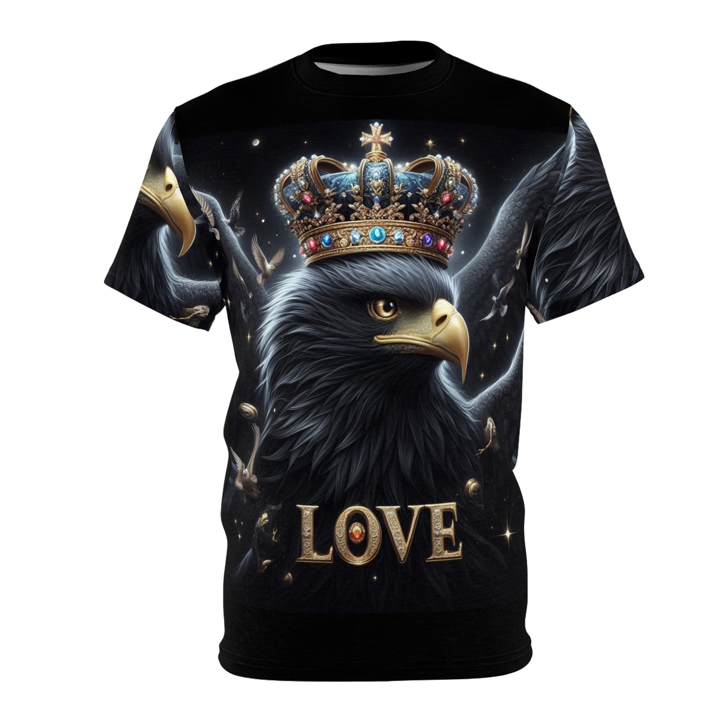 Majestic Eagle Love Tee - Unisex Cut & Sew T-Shirt for Nature Lovers