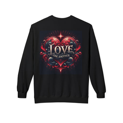 Love One Another Graphic Sweatshirt - Unisex Midweight Crewneck