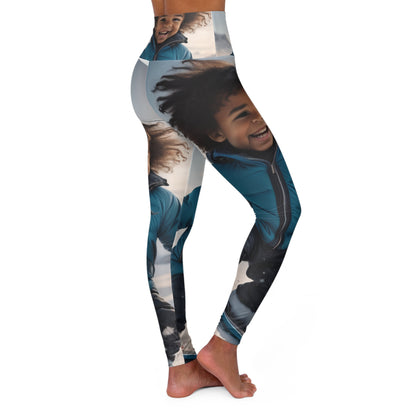 High Waisted Yoga Leggings (AOP)