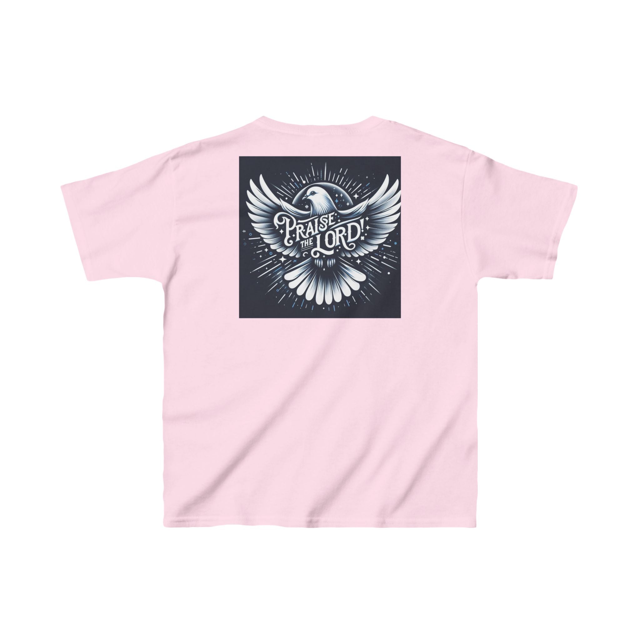 Kids Heavy Cotton™ Tee - 'Praise the Lord' Graphic T-Shirt for Faith-Inspired Youngsters