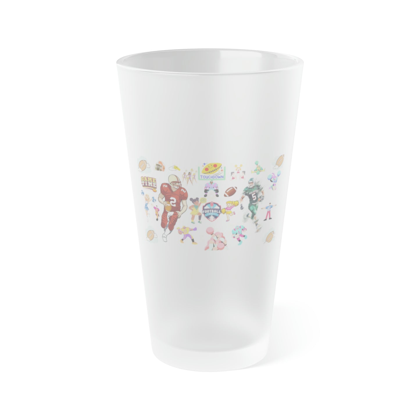 Frosted Pint Glass, 16oz