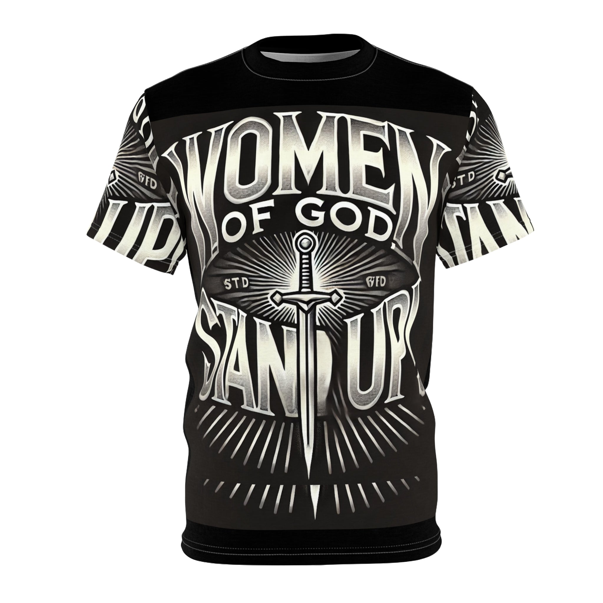 Empowering Unisex Cut & Sew Tee - 'Women of God Stand Up' Graphic Shirt