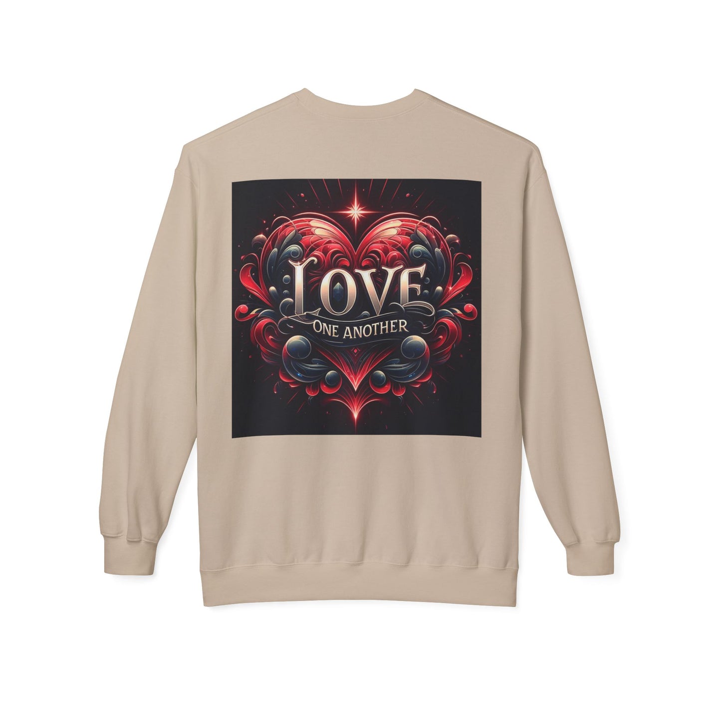 Love One Another Graphic Sweatshirt - Unisex Midweight Crewneck