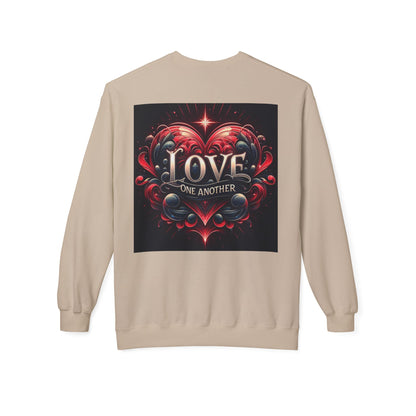 Love One Another Graphic Sweatshirt - Unisex Midweight Crewneck