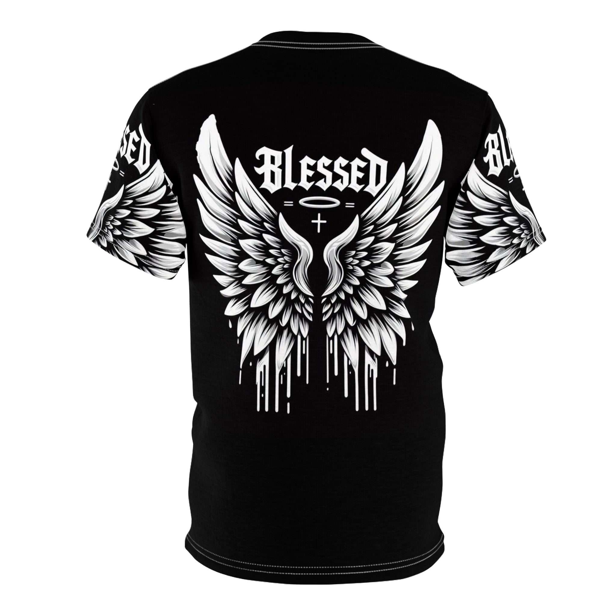 Blessed Angel Wings Unisex Tee - Spirit & Faith Inspired Shirt